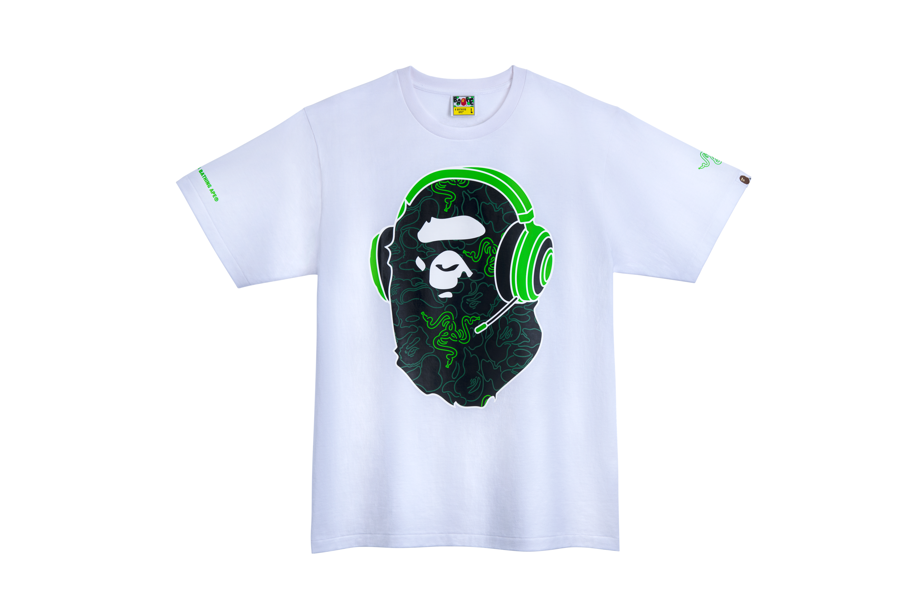 A GAMING APE　Tシャツ黒XL RAZER✕A BATHING APE