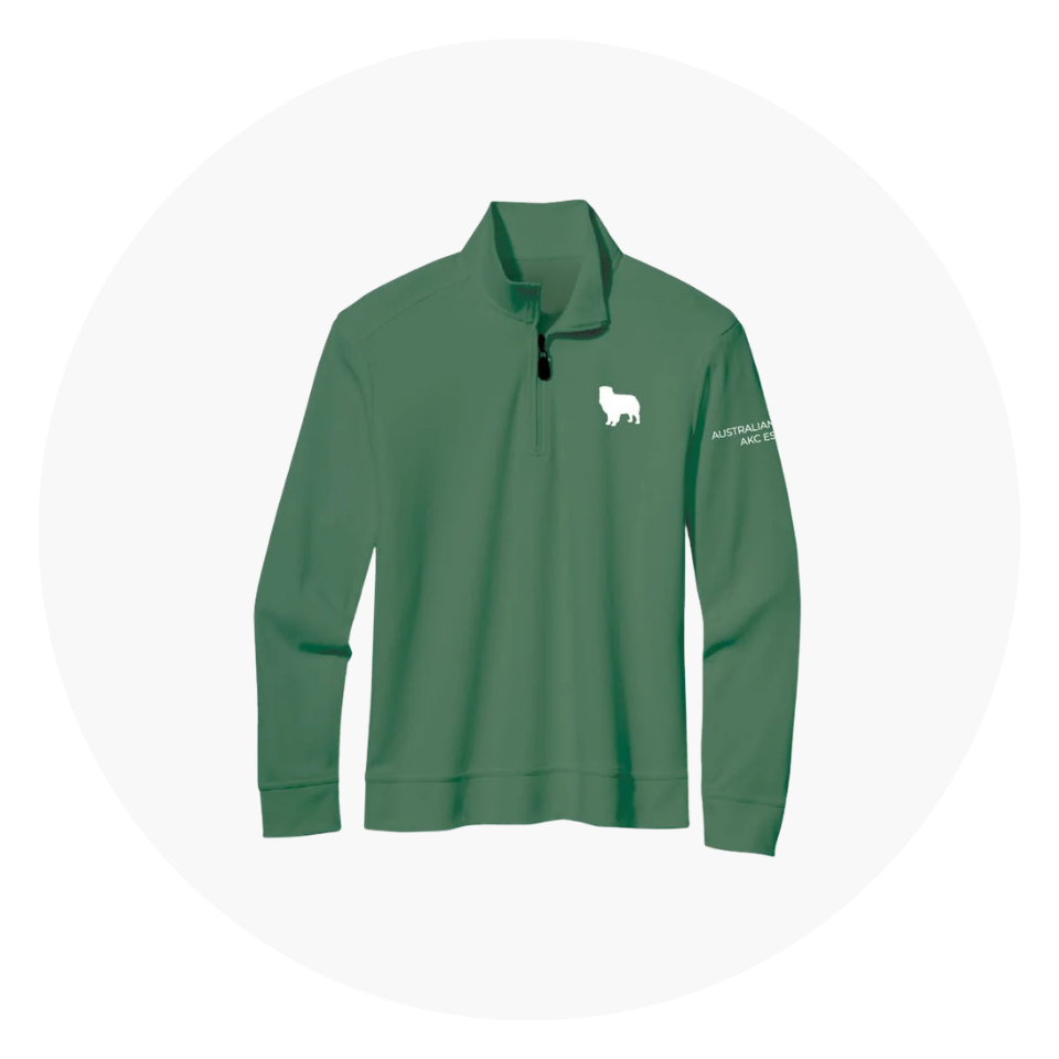 Embroidered Quarter Zip