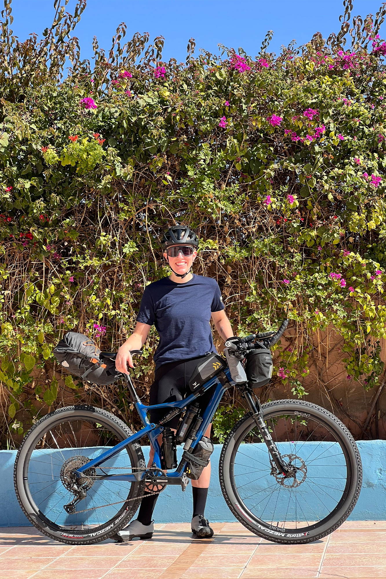 Molly with her bike