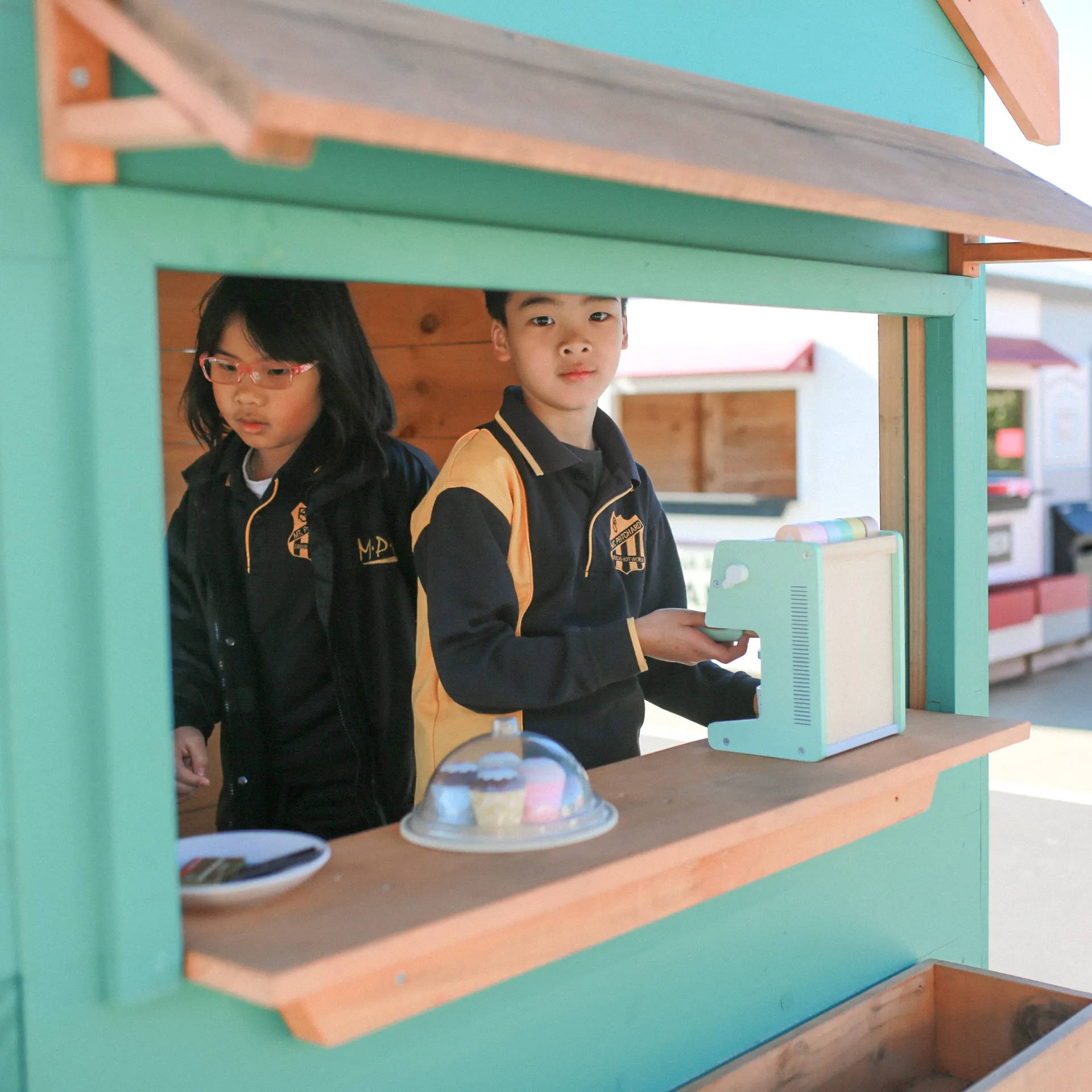 A Bakery Style Wooden Cubby House