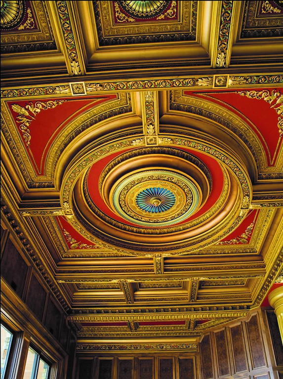 White River Coffered Ceiling