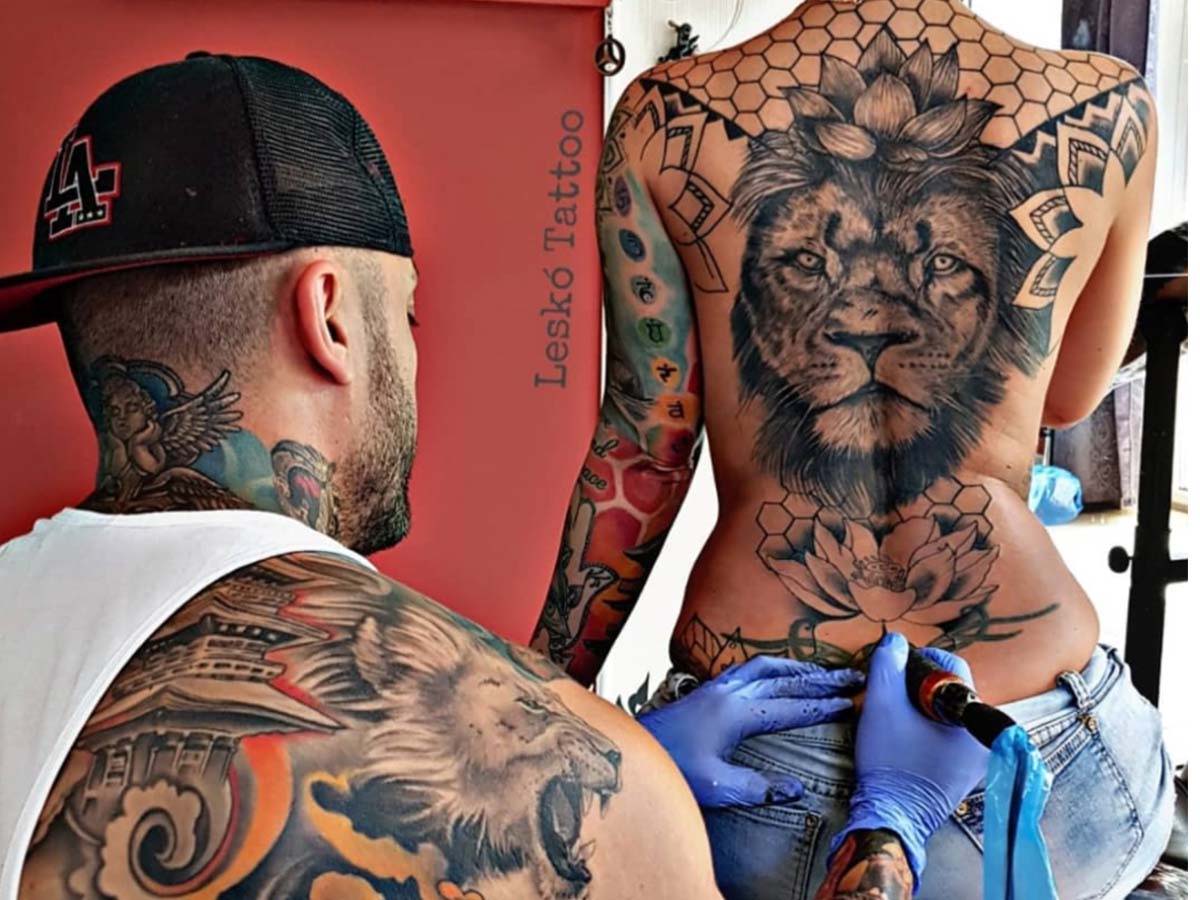 Tattoo Artist Working