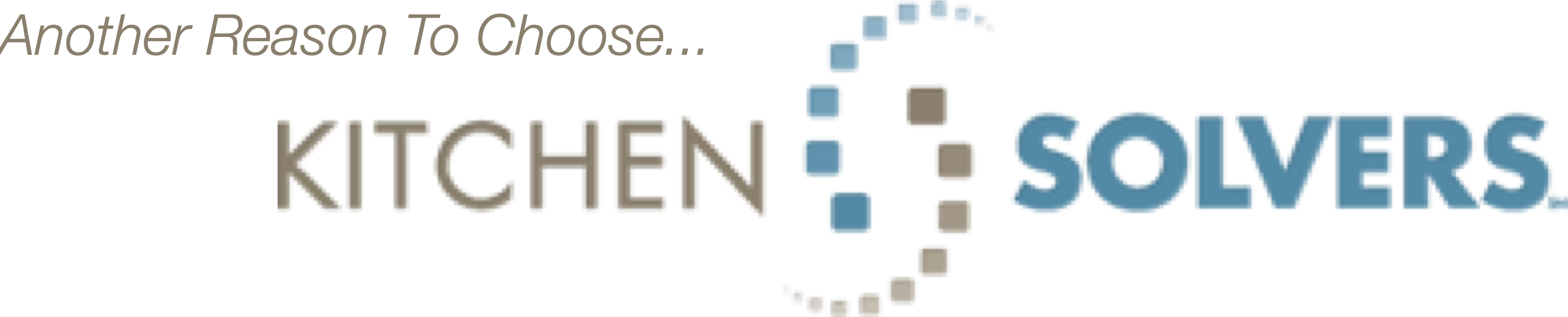 Logo of Kitchen Solvers with the tagline 