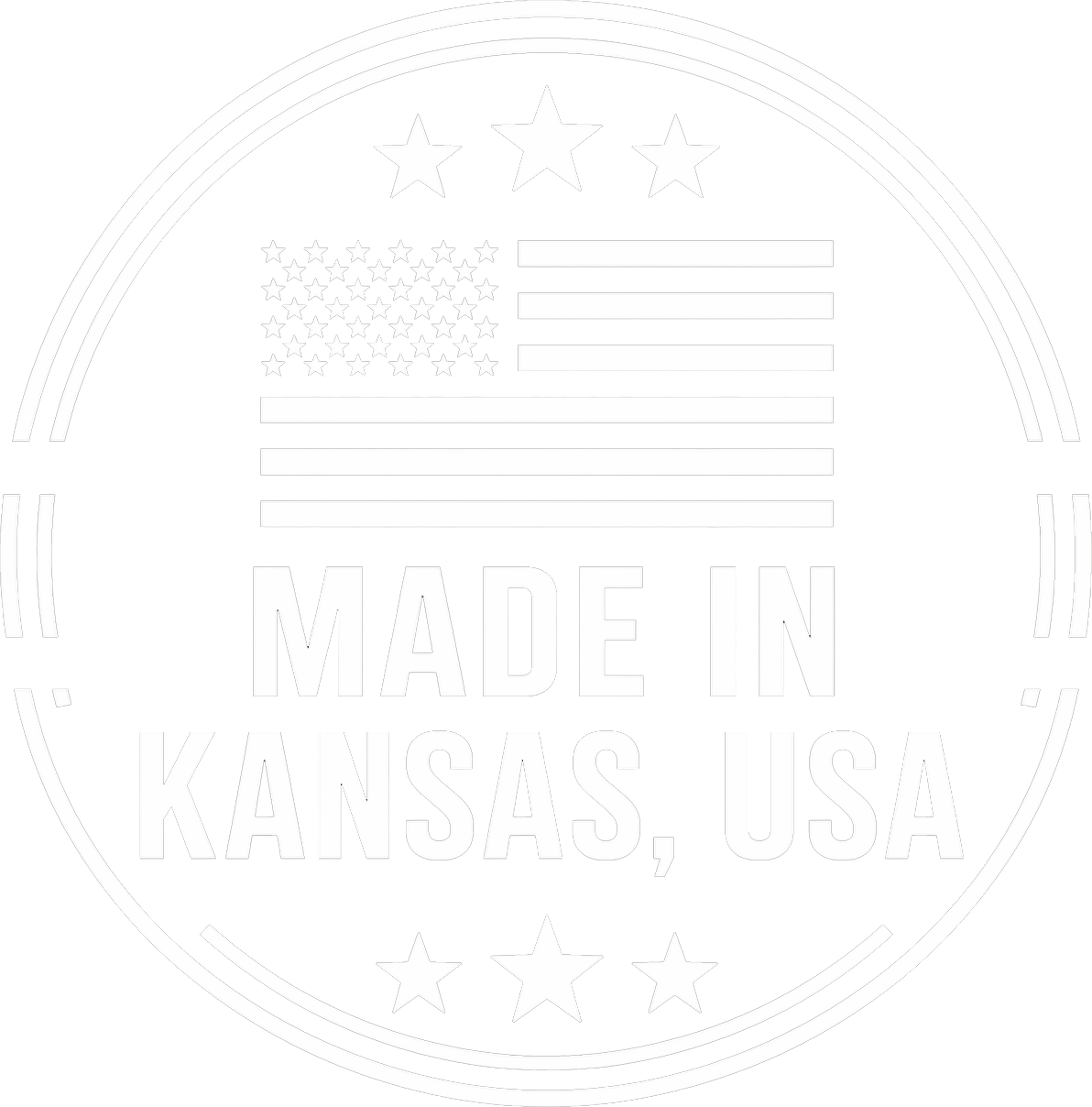 Circular badge with 