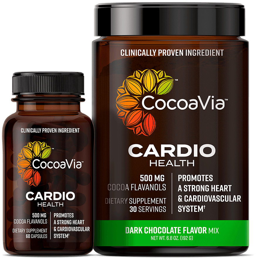 CocoaVia Cardio Health Capsules and Powder
