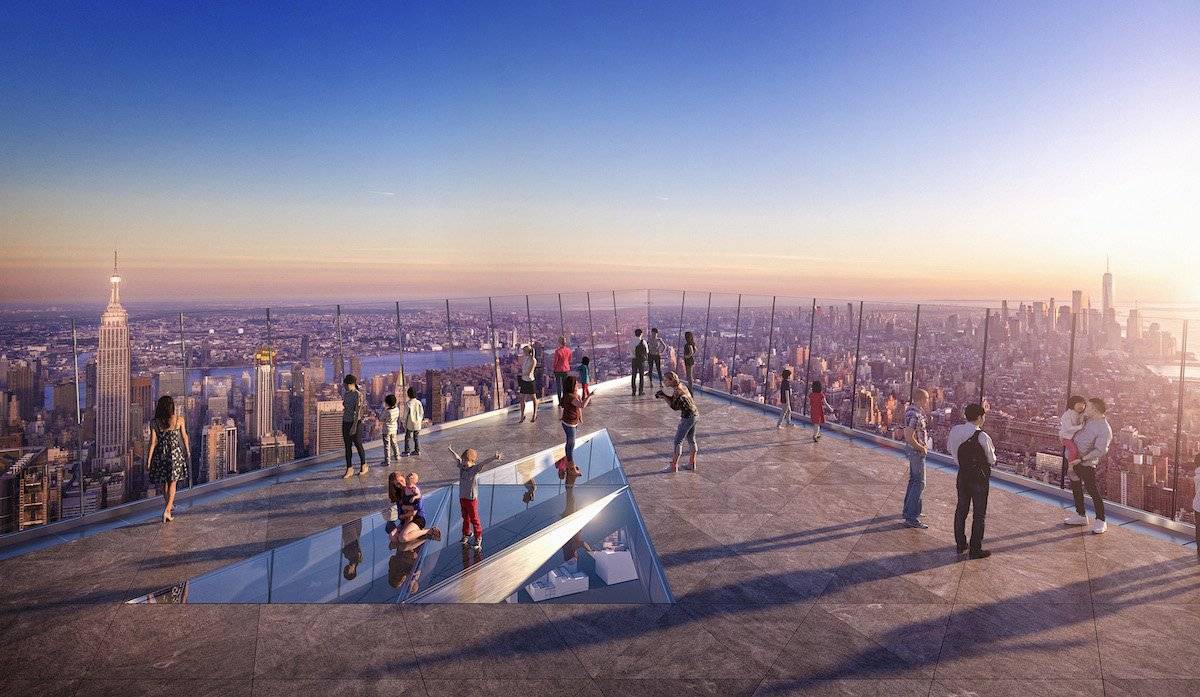 edge observation deck in New York