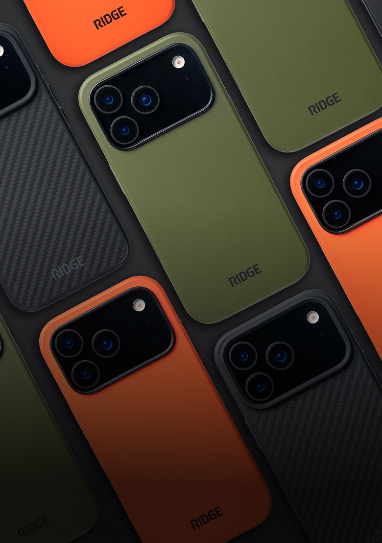 Colorful smartphone cases in various styles and colors arranged aesthetically.