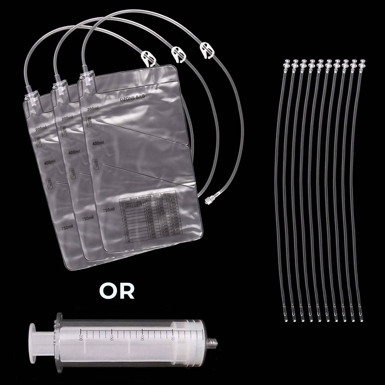 Bags or Syringe
