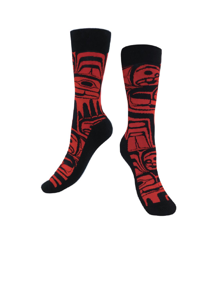 Eagle Crest Art Socks by Ben Houstie