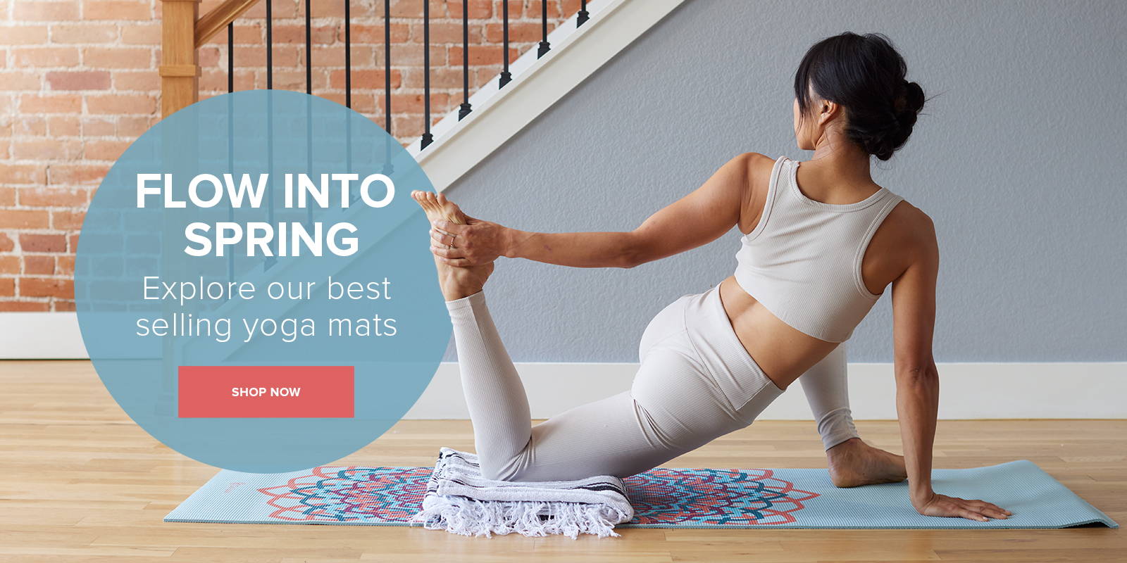Yoga Towel Beauty Print Comfortable Workout Gym Fitness Meditation Protable Pad 