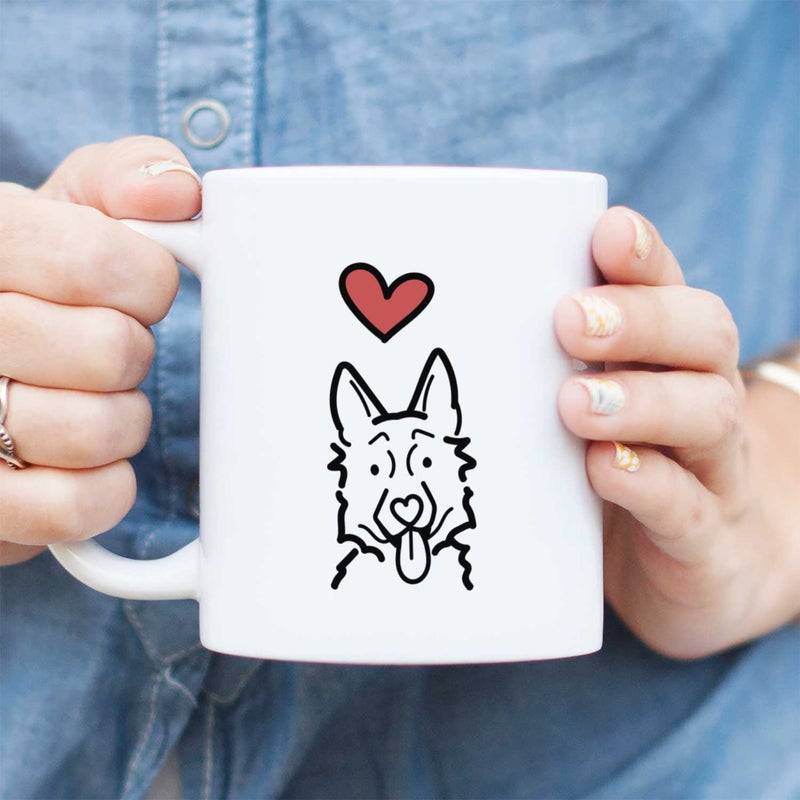 Valentine Mugs of cute pups