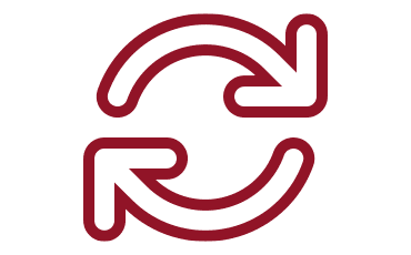 Two circular arrows 