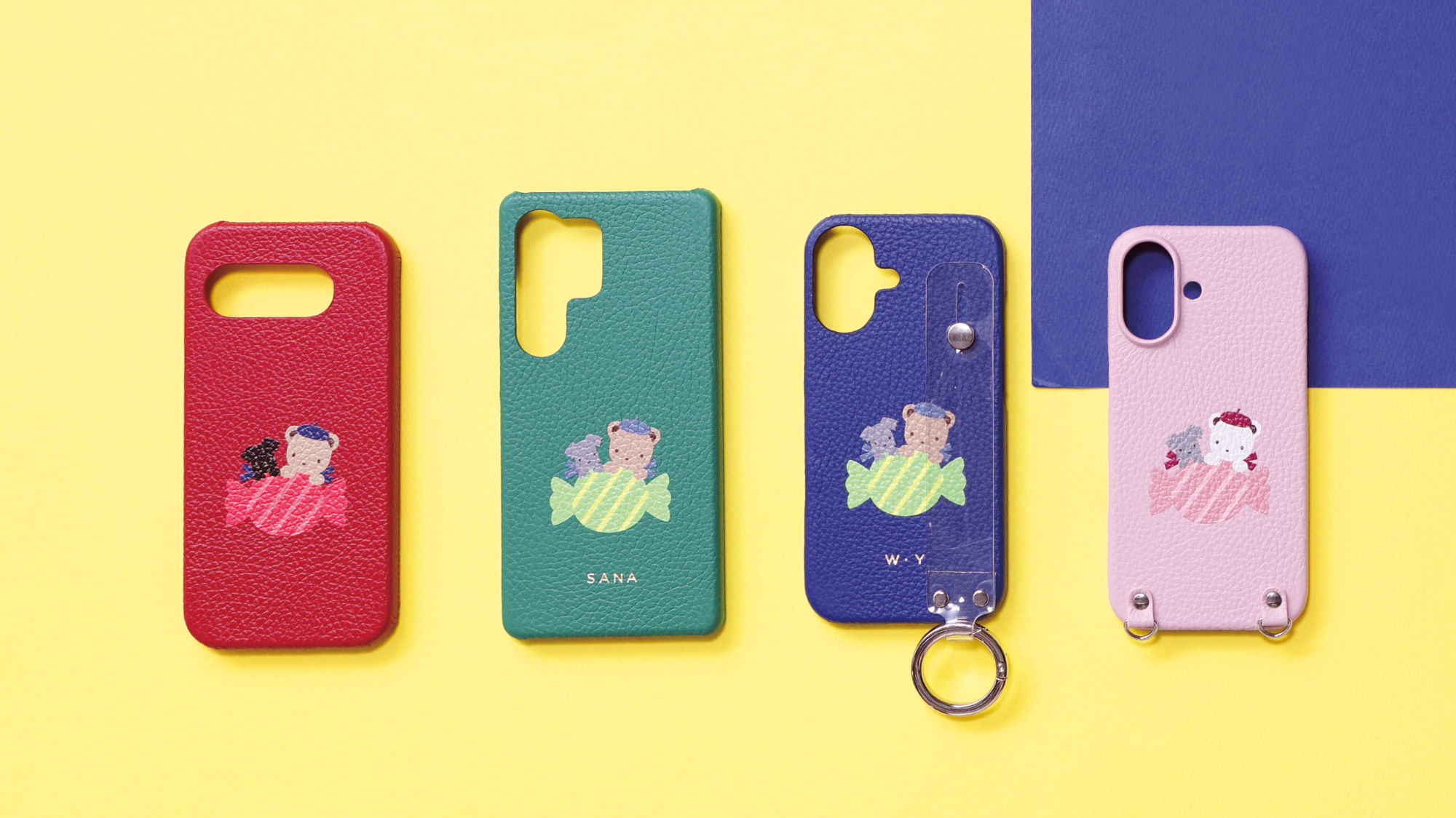 カラー×アート×機種×オプションが選べる、カスタマイズスマホケースに