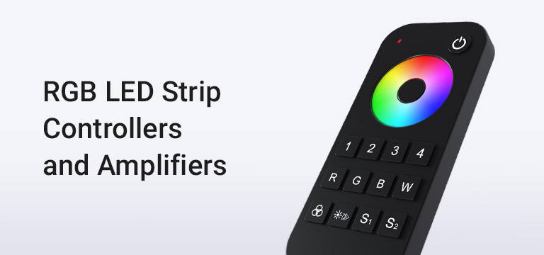 RGB color changing controllers for LED strip lights