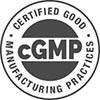 Certified Good Manufacturing Practices Seal