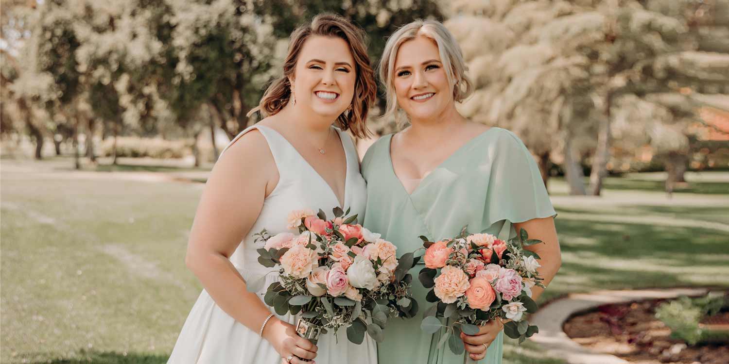 Sage Bridesmaid Dress with Sleeves