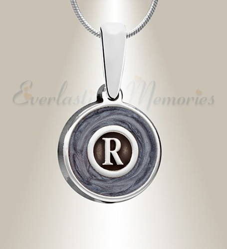Silver Dusky Monogram Ashes Into Jewelry