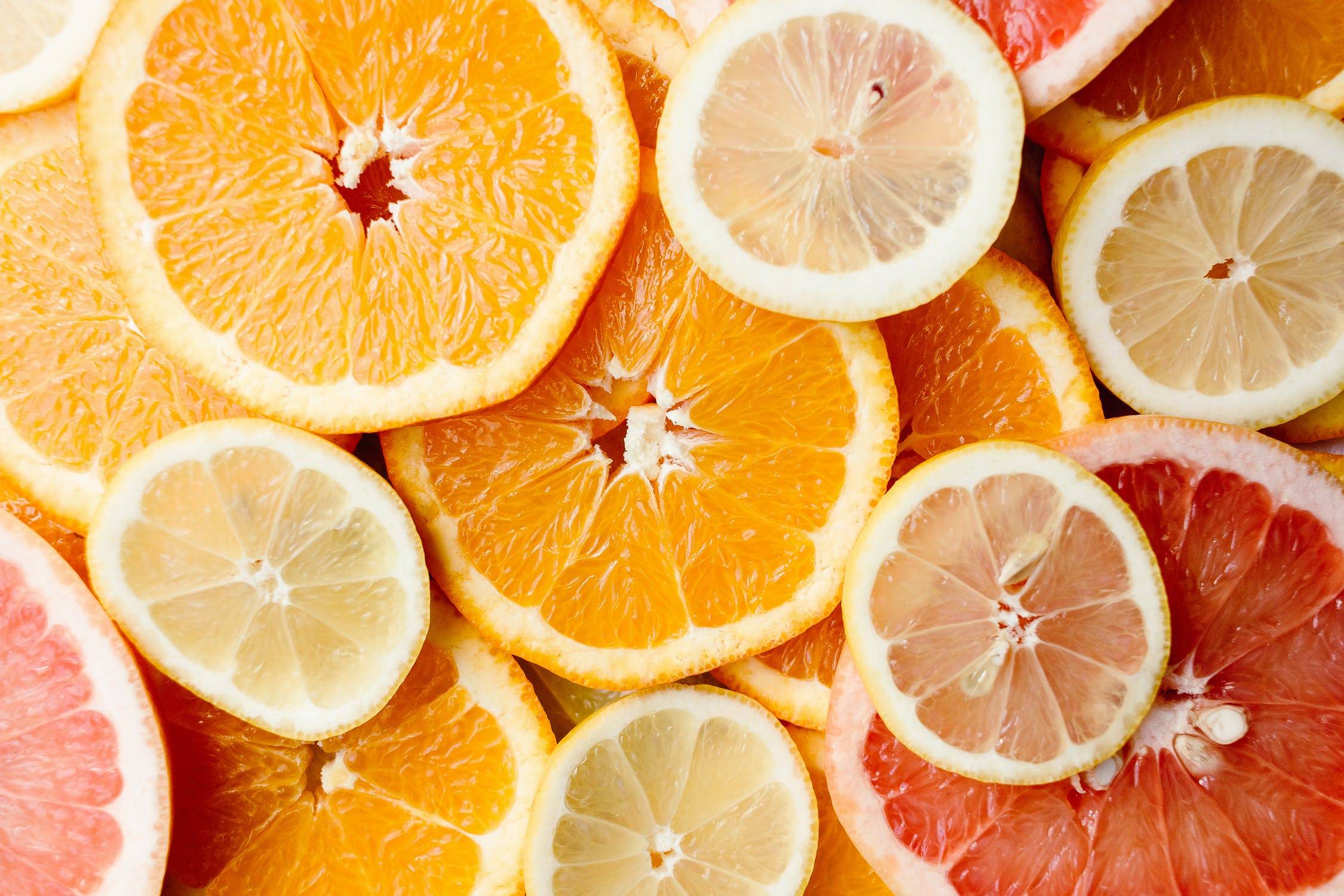 Sliced Orange Fruits