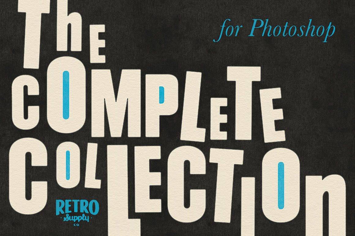 The Complete Collection for Photoshop by RetrSupply Co.