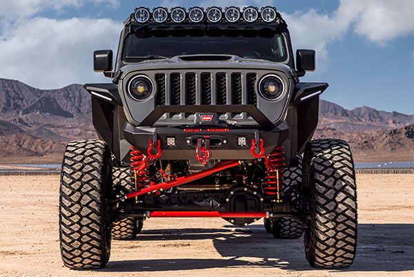 Red State Performance's 2020 Jeep Gladiator 6-Wheel Hellcat