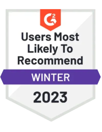 MDaemon Users Most Likely to Recommend G2 Review Badge