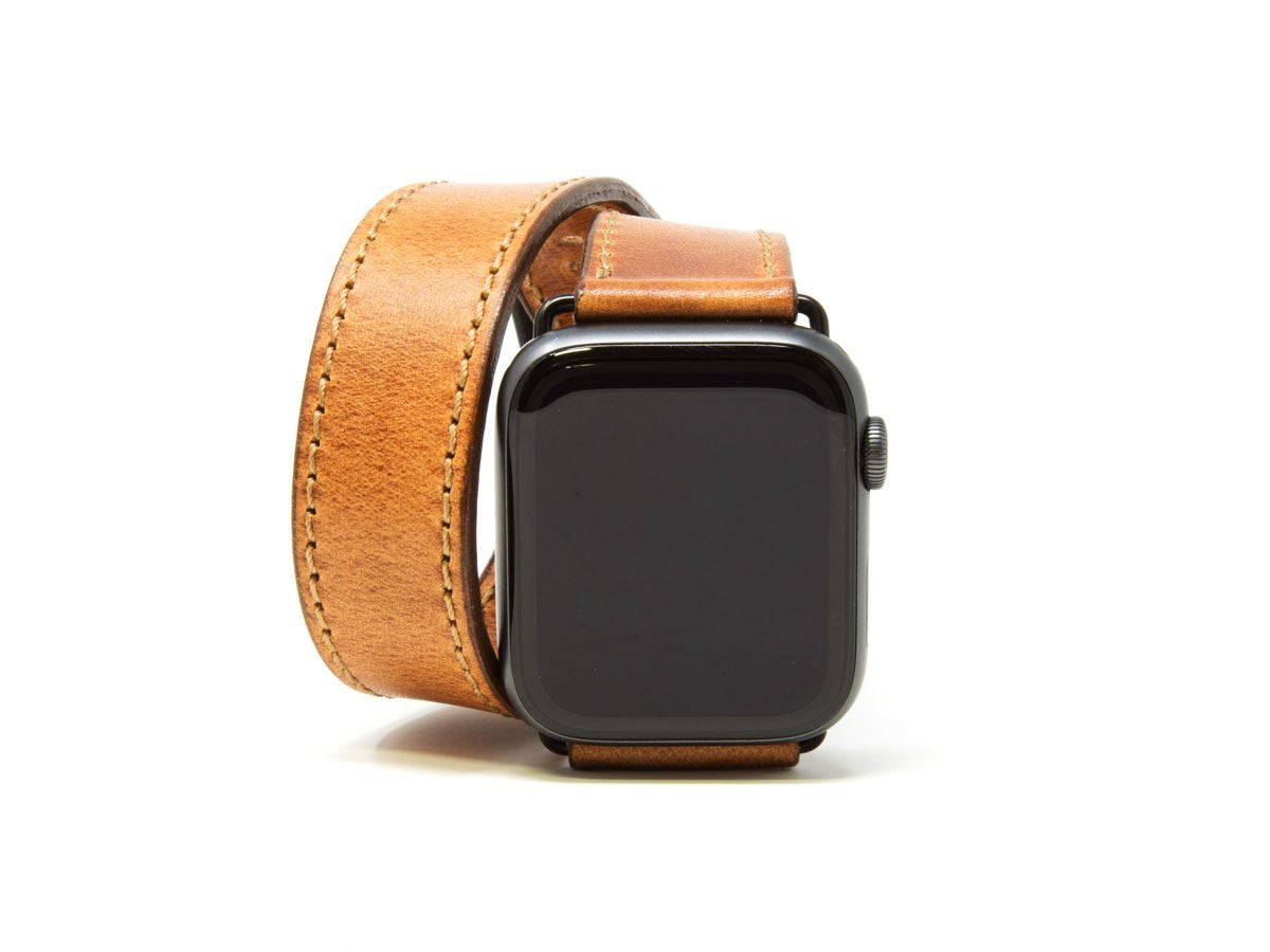 DOUBLE WRAP LEATHER APPLE WATCH BAND 