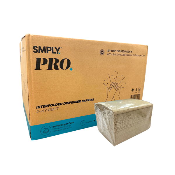 SMPLY PRO Interfolded Dispenser Napkins