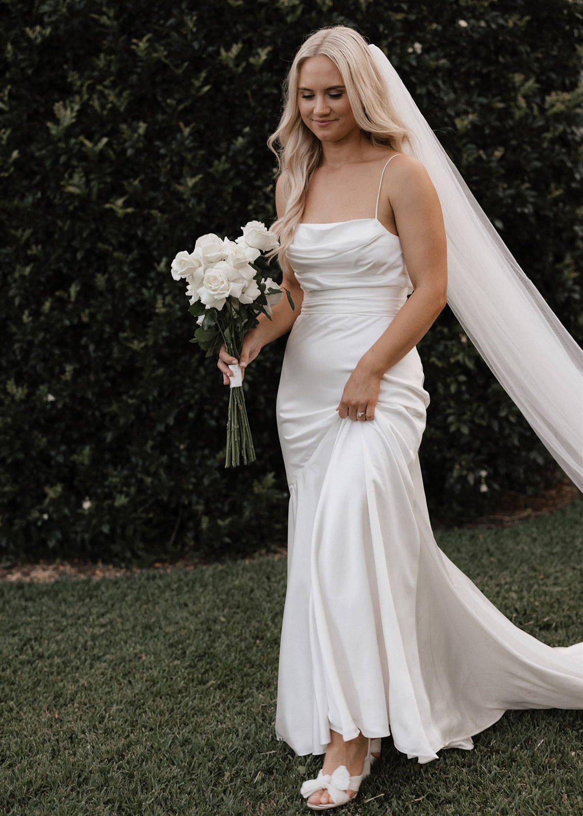 Bride in Valentina gown