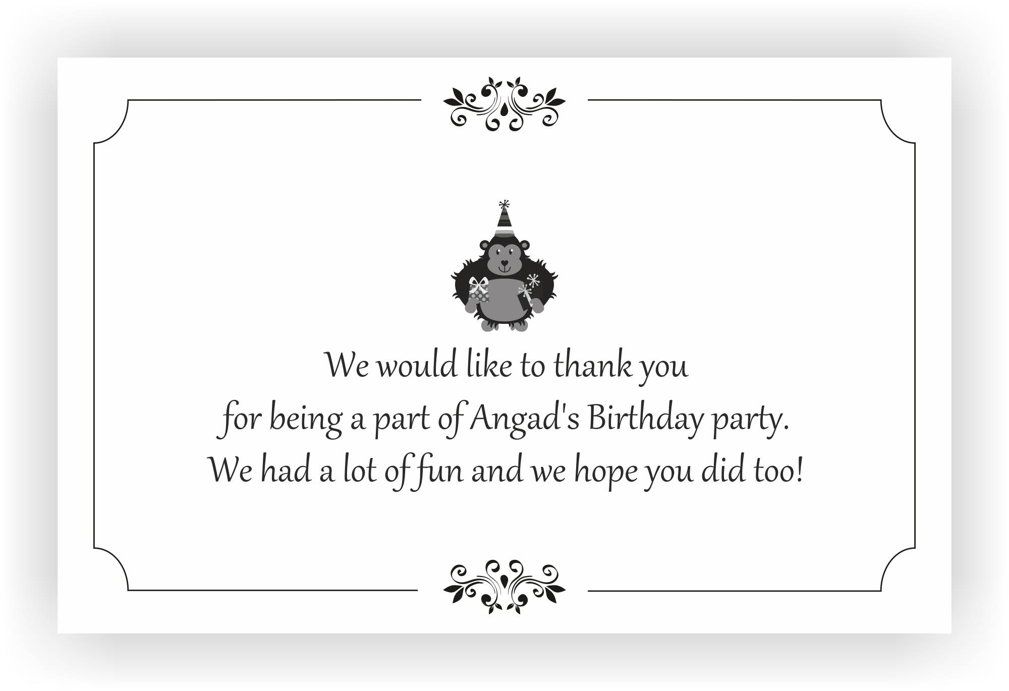thank you quotes for birthday party