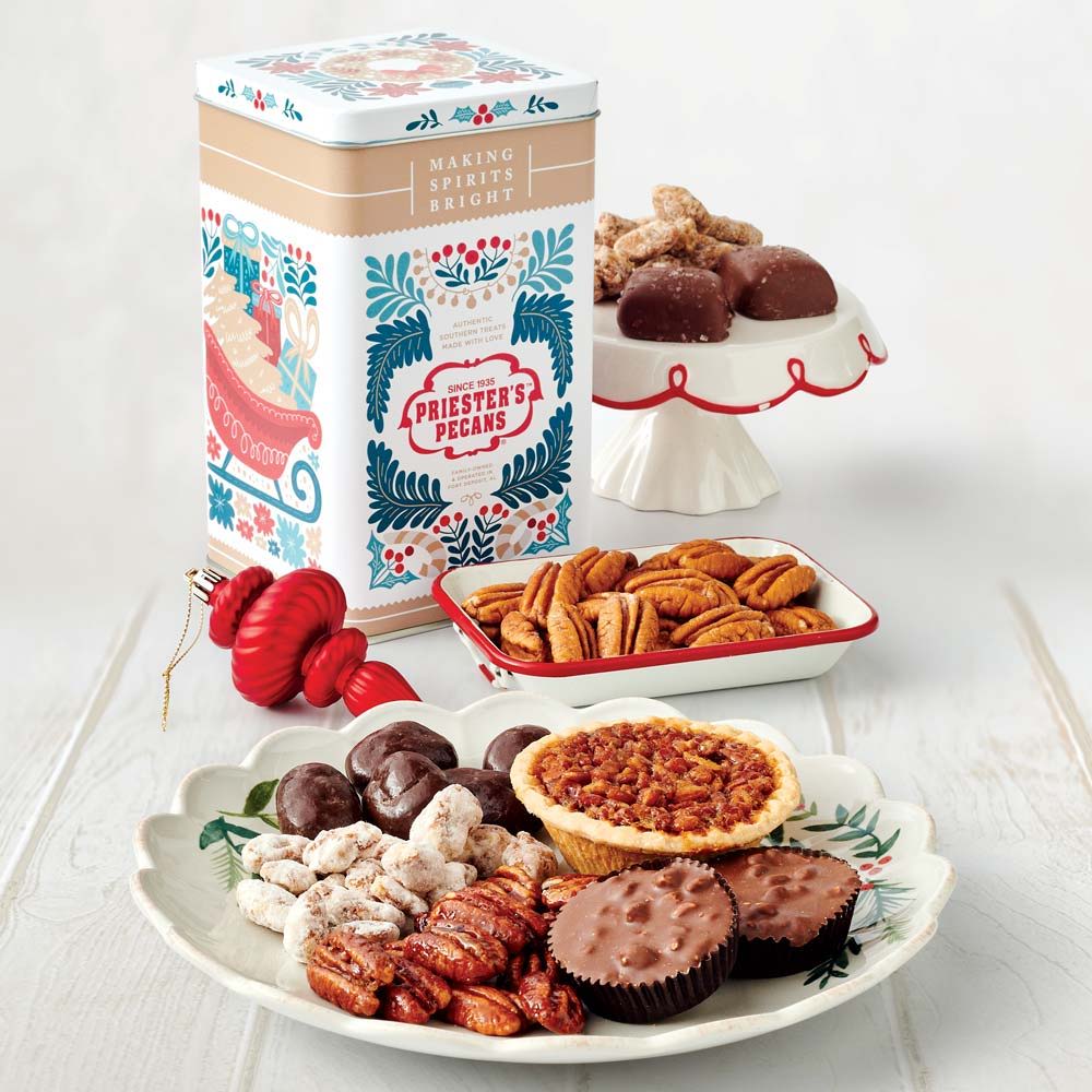 winter wonderland candy gift tin