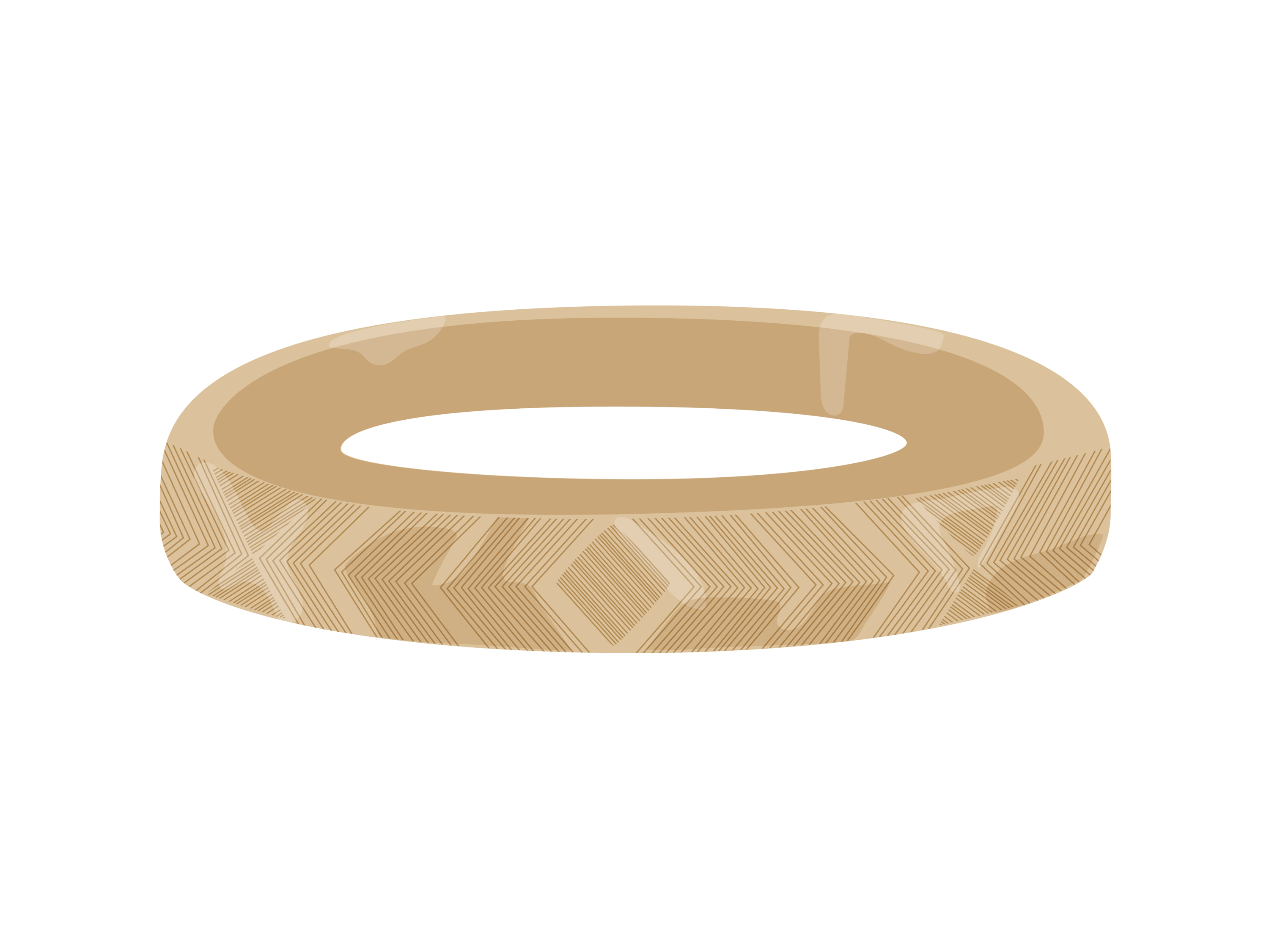 4mm Follow Your Heart engraved gold stacking ring