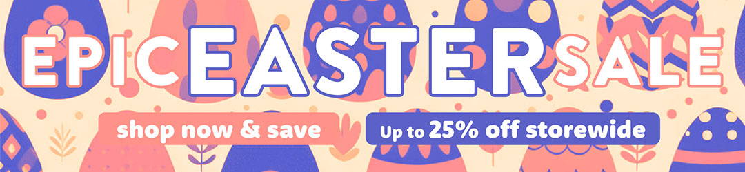 Our Epic Easter Sale is on now! banner