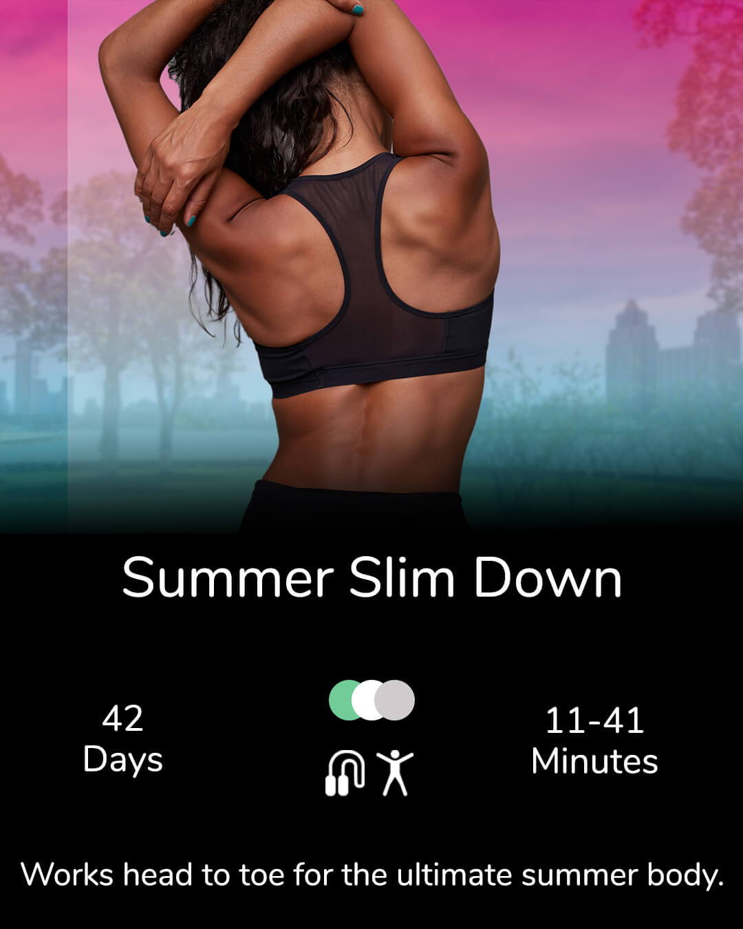 Summer Slim Down Program screen