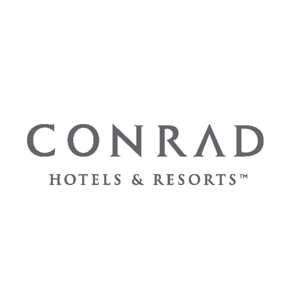 Conrad Hotels and Resorts logo - organic loose leaf tea