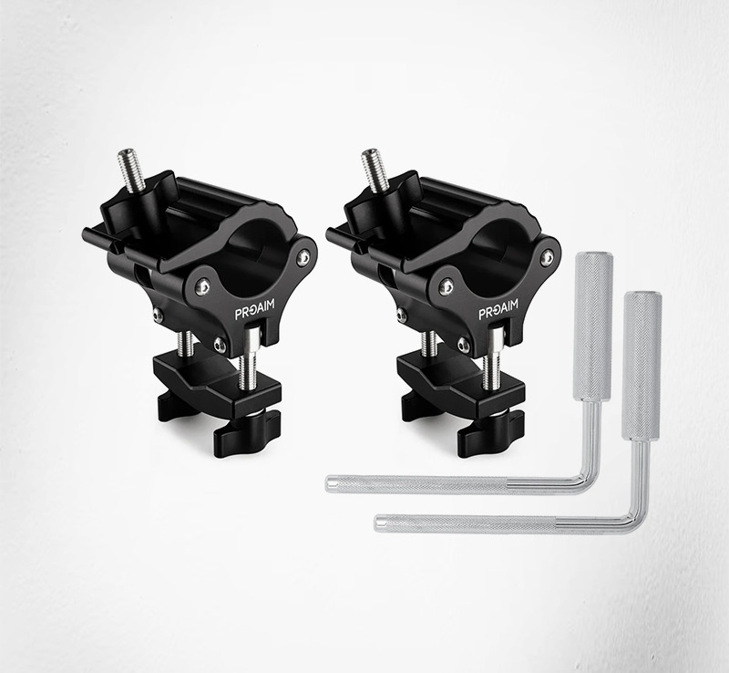 Proaim Multi-Stand Holder Clamp Set for Camera Production Cart