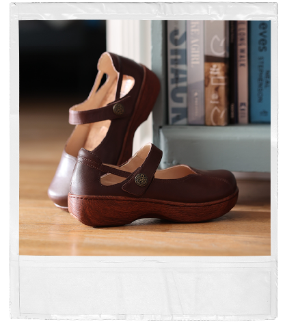 Onika Redwood Mary Jane Shoe | Alegria Shoes