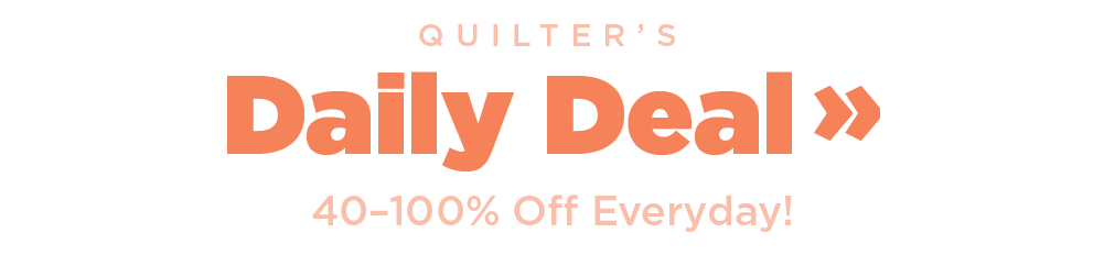 Quilter's Daily Deal graphic