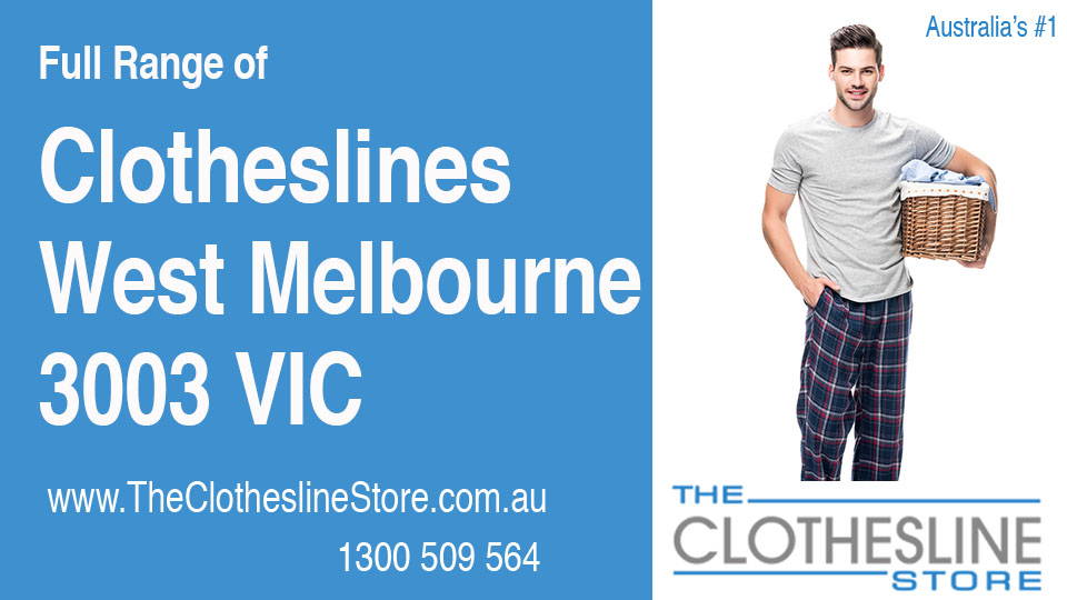 New Clotheslines in West Melbourne Victoria 3003