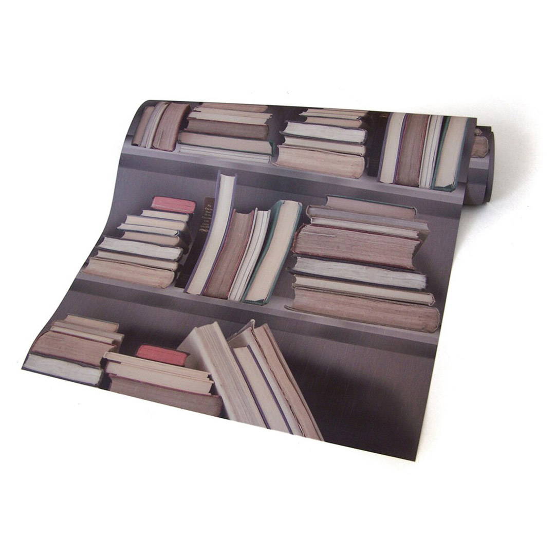 papier peint de bibliothèque vintage
