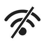 Symbol representing Wired headphones best  for listening to music at home or in more private settings.