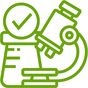 Illustration of a Microscope for Antibody Research