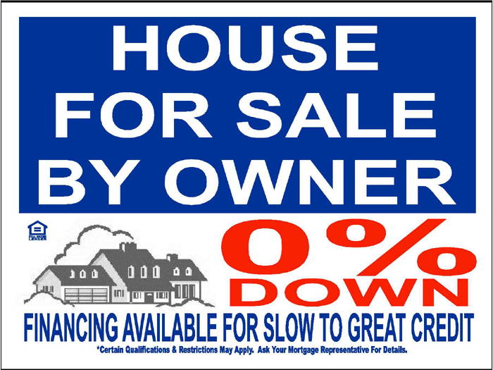 For Sale By Owner Yard Sign - A.G.E. Graphics