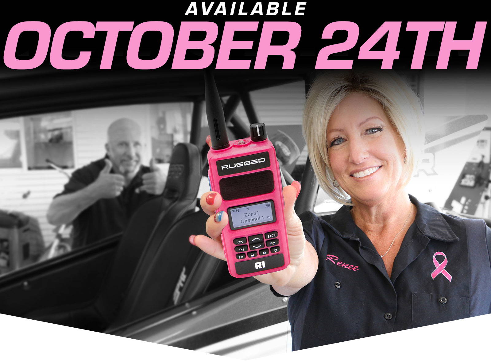 Renee Hudson Pink Radio Campaign for Cancer Association of Havasu