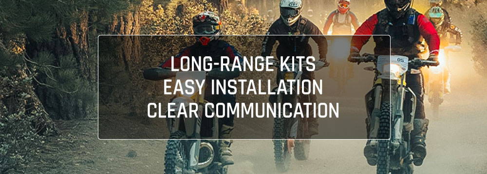 long distance 2-way communications for dirt bike, atv, quad, motorcycle, motocross