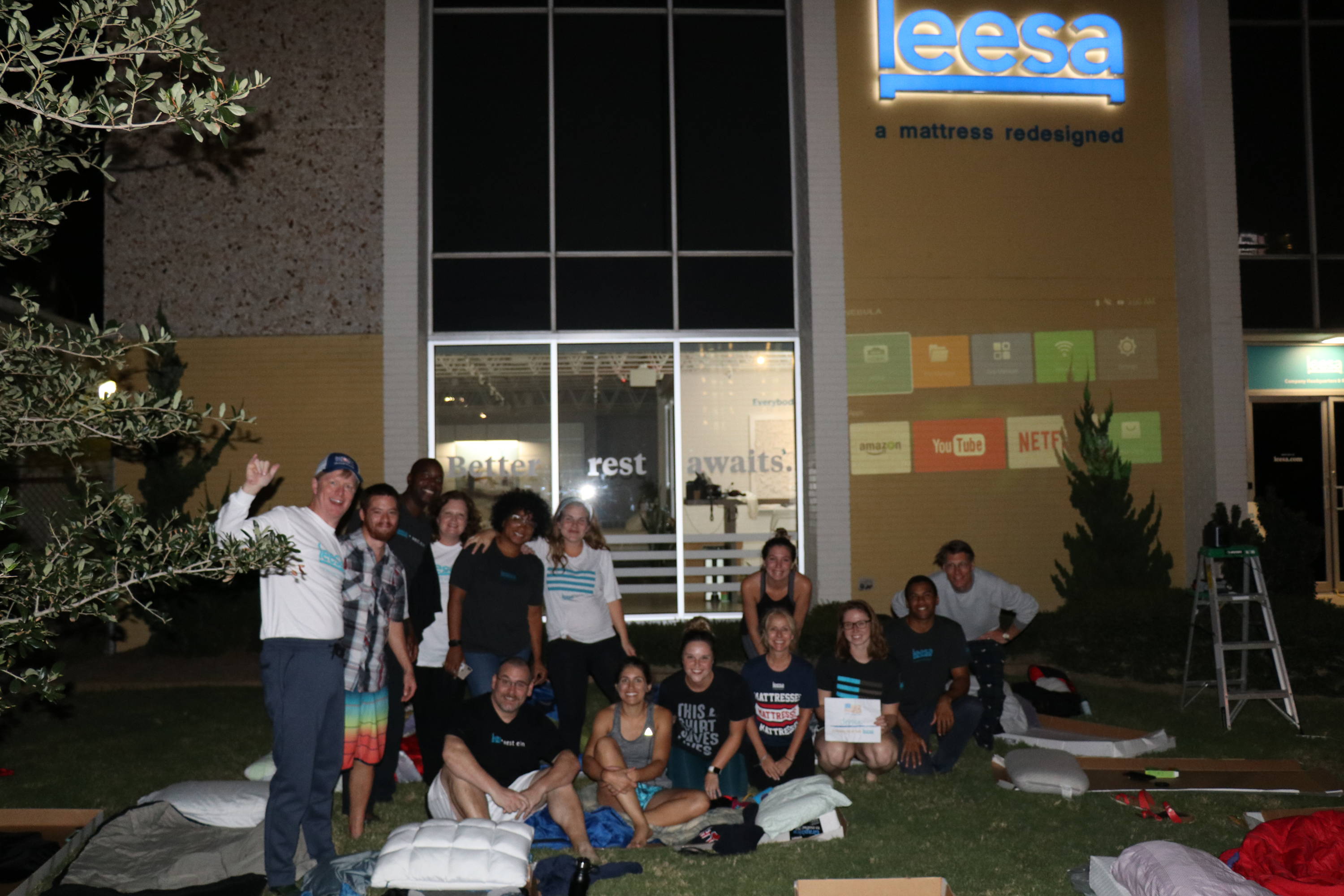 Leesa Team Sleep Out 1