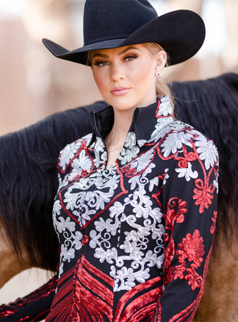 Show attire that inspires confidence and elegance in the saddle. 