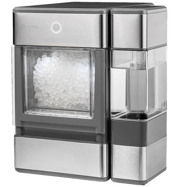 GE Profile Opal Nugget Ice Maker - stainless steel finish - generation 1, with side tank