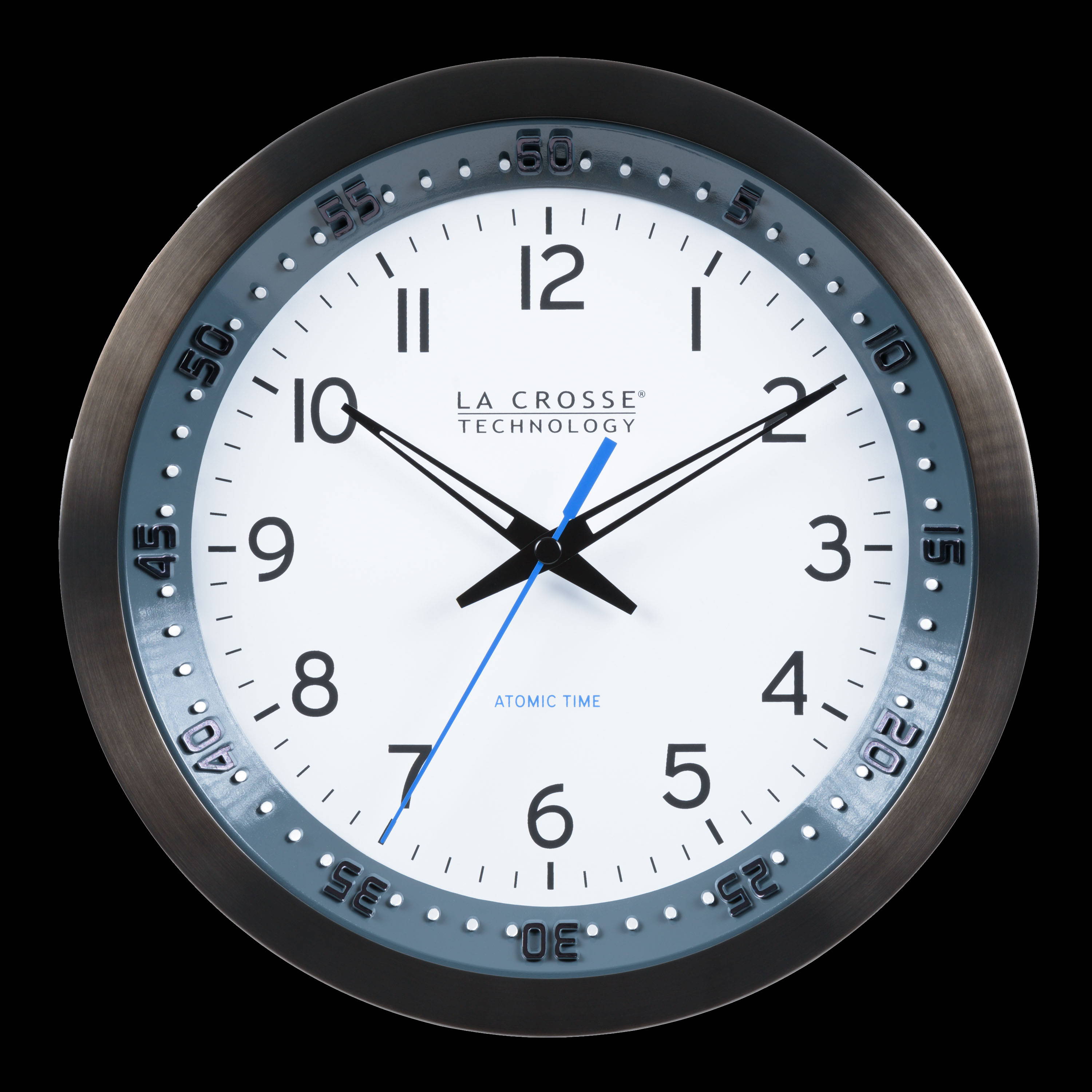 404-54667 10-inch Atomic Analog Wall Clock