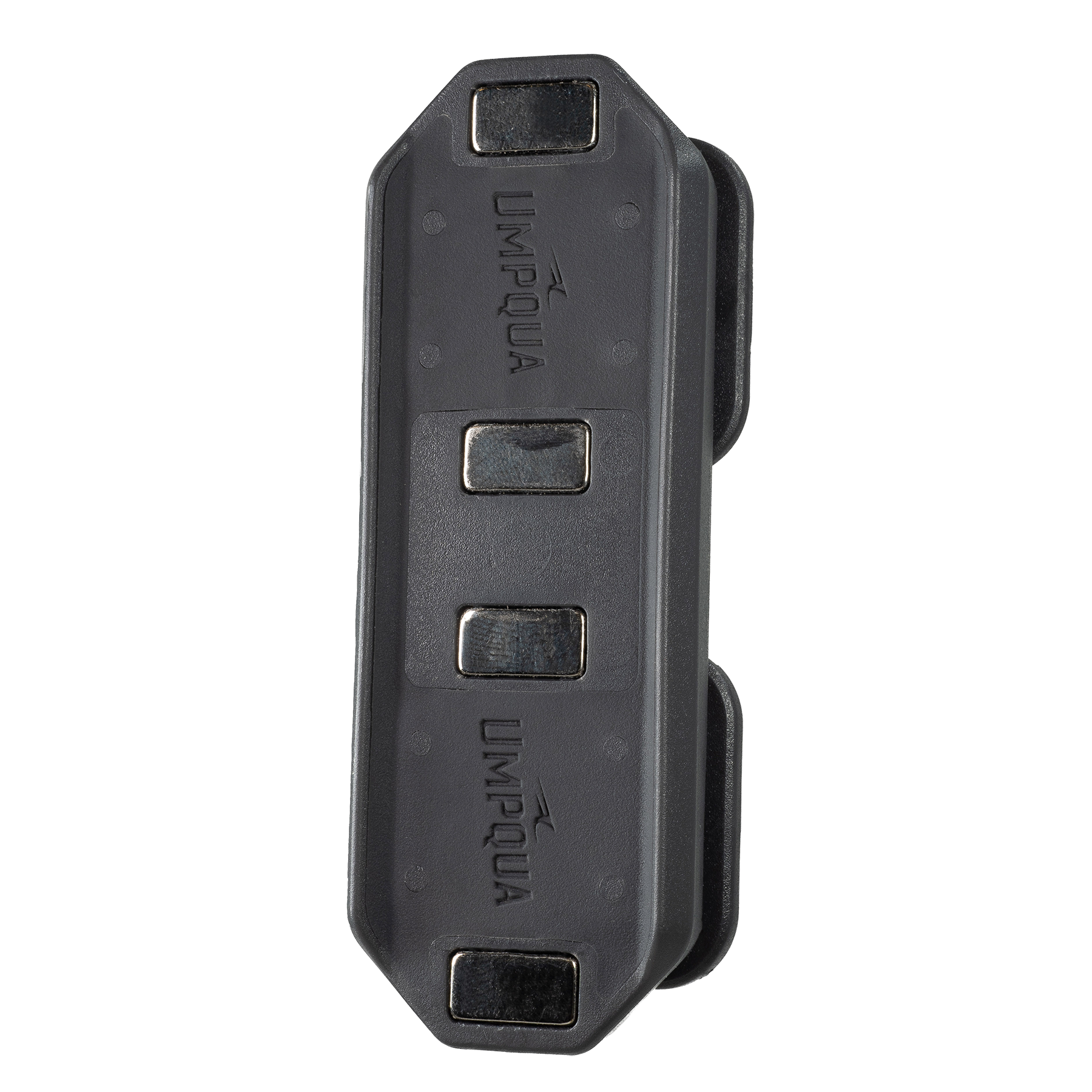 A magnetic double gear dock in grey for fishing