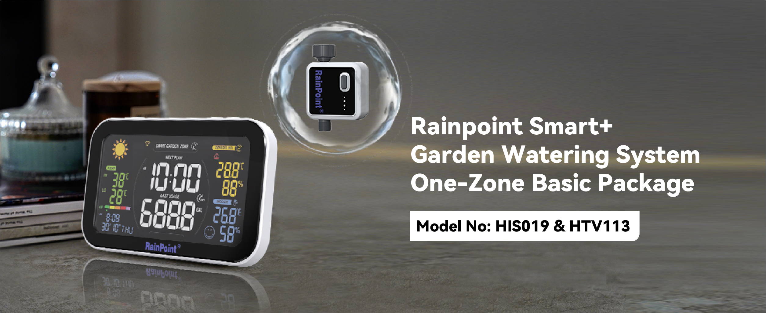 Rainpoint Smart+Garden Watering SystemOne-Zone Basic Package